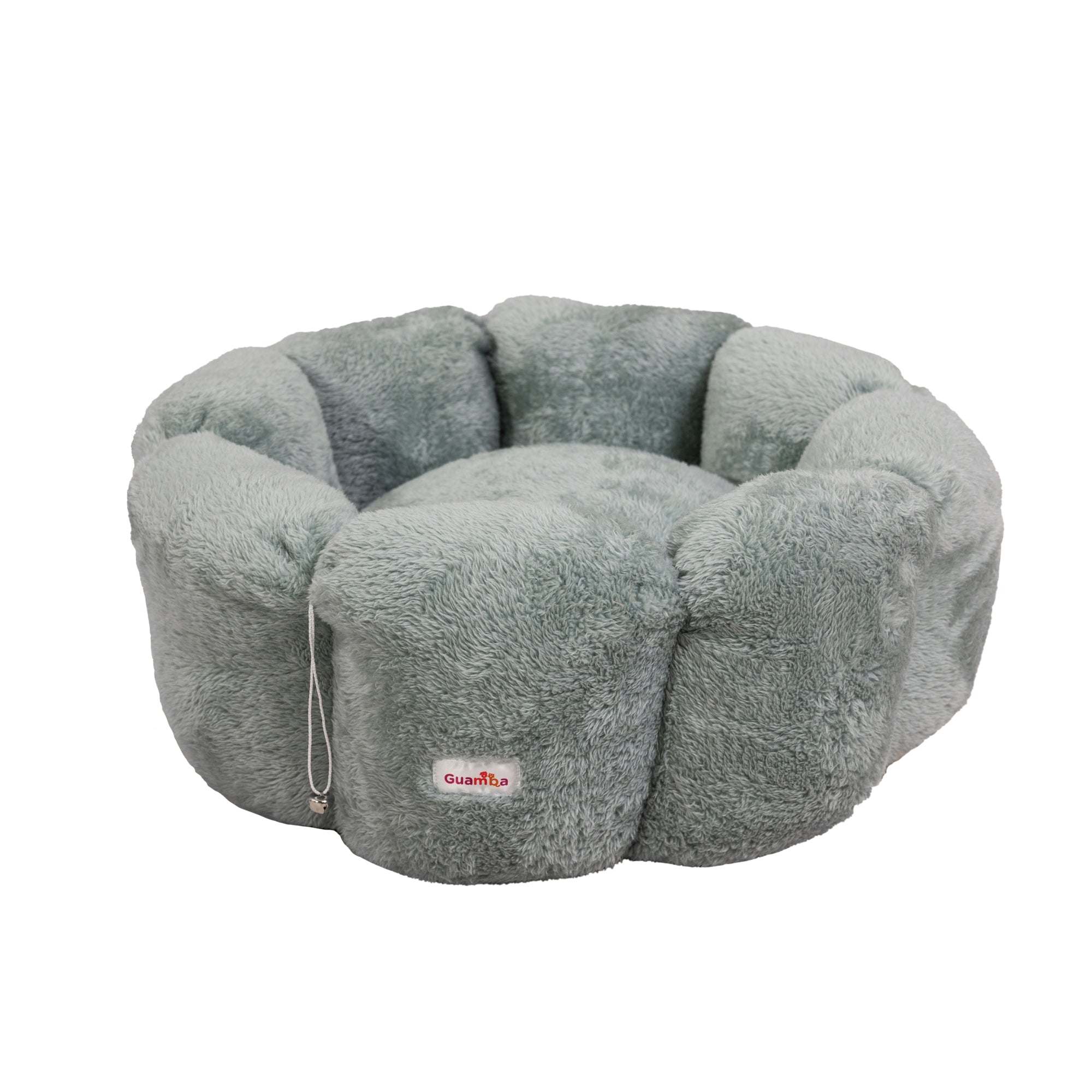 camas para gato color gris