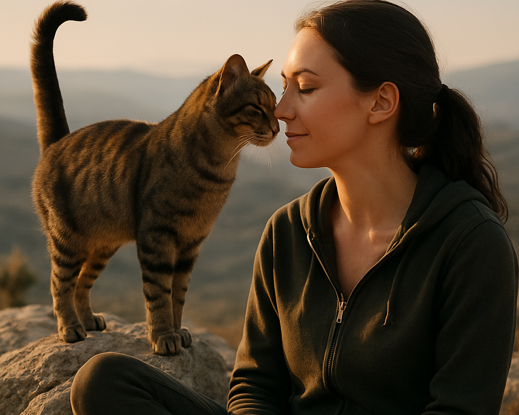 Espiritualidad compartida entre humanos y sus gatos