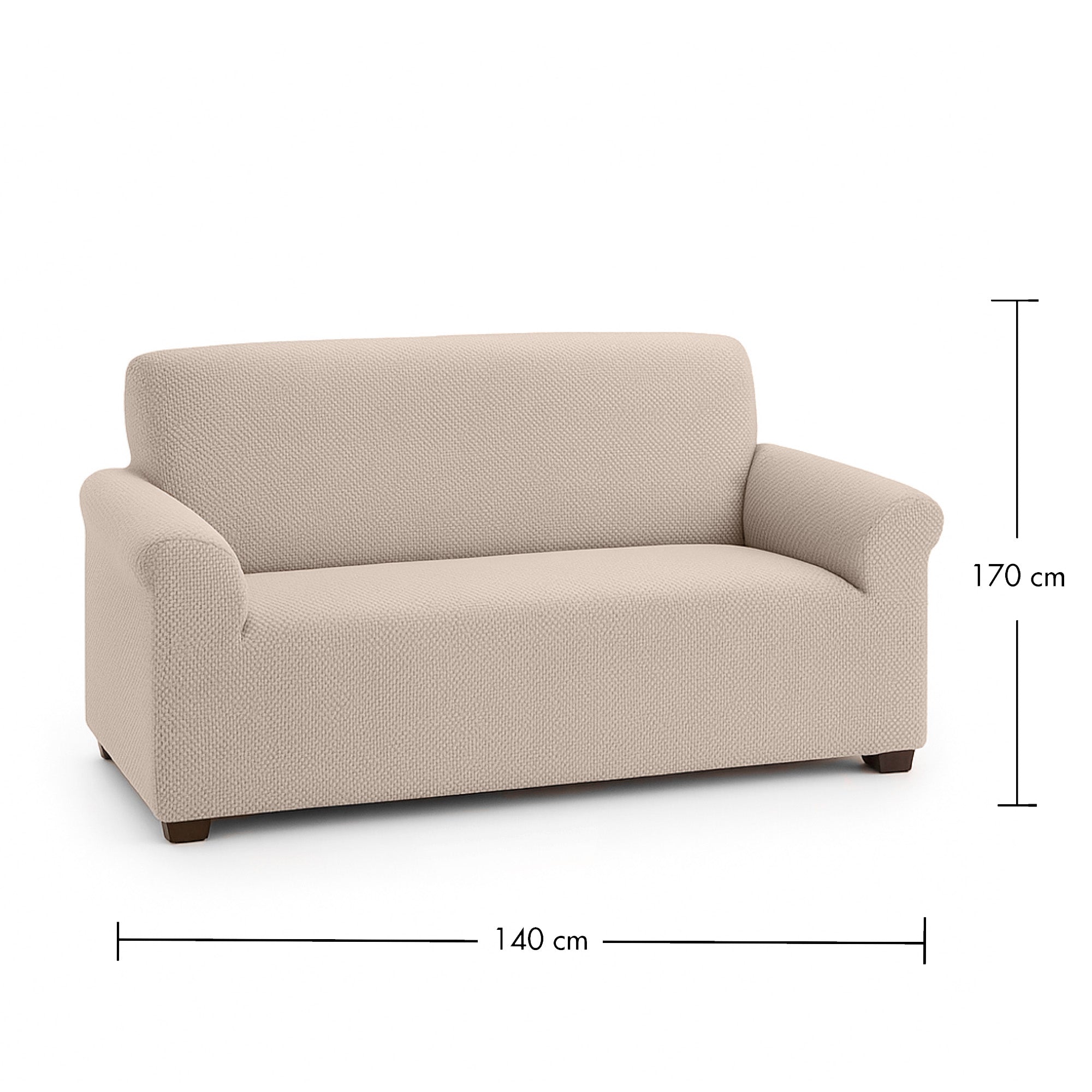 Forro protector bielástico Java para sofá 2 puestos