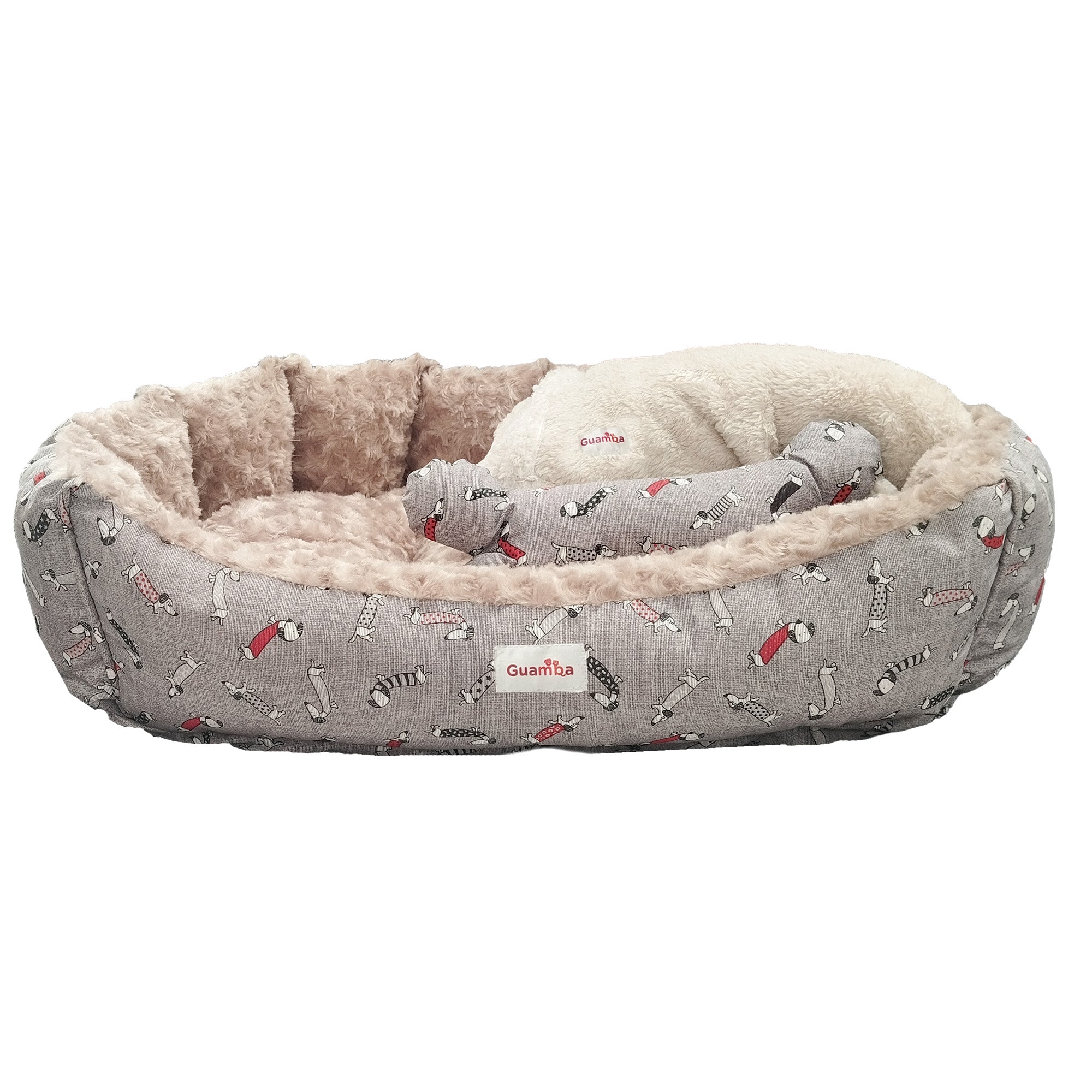 Combo Cama Para Perro Teckel