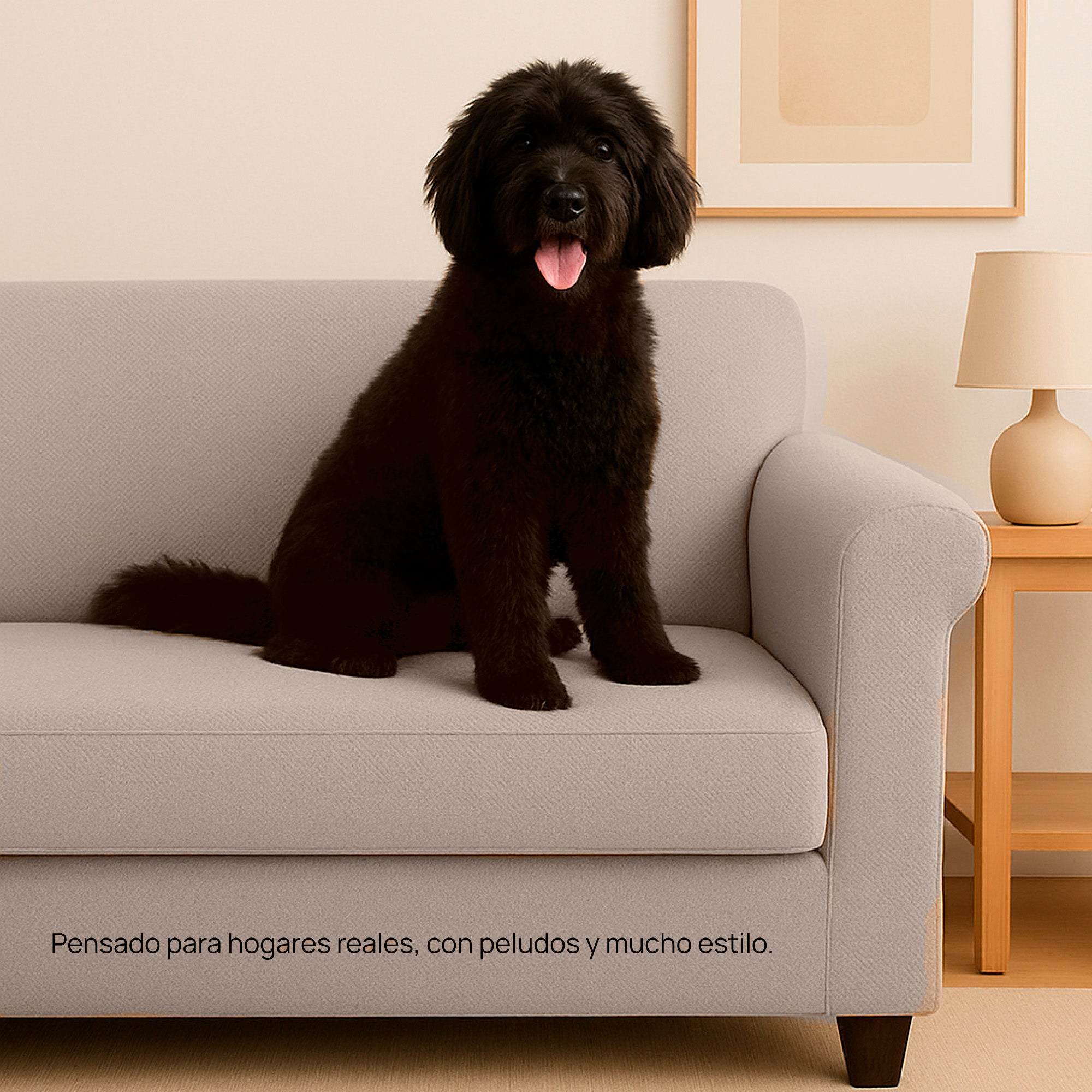 Forro protector bielástico Java para sofá 3 puestos