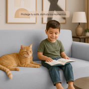 Forro protector bielástico Java para sofá 4 puestos