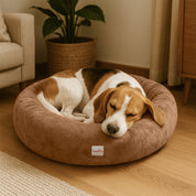 Camas antiestrés tipo Donut para perro