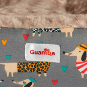 Camas estampadas en combo para mascota