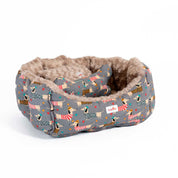 Camas estampadas en combo para mascota