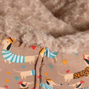 Camas estampadas en combo para mascota