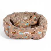 Camas estampadas en combo para mascota