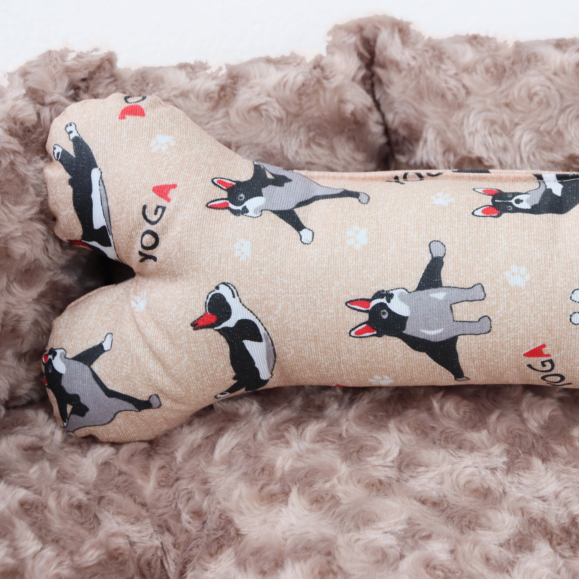 Camas estampadas en combo para mascota