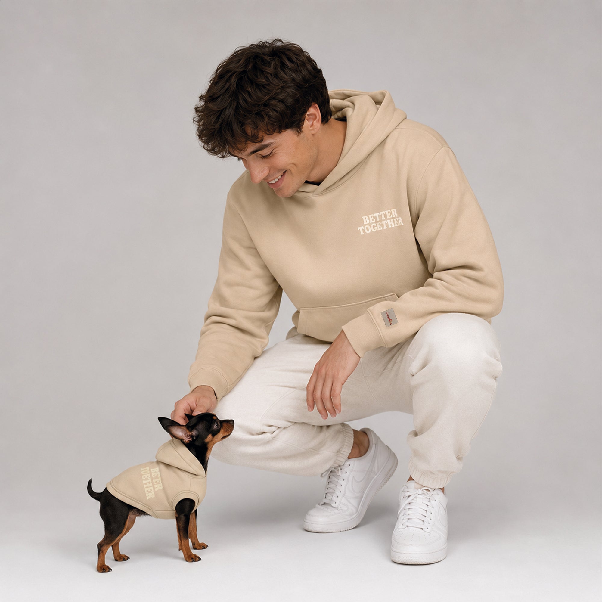 Combo Hoodie Better Together Humano + Perro
