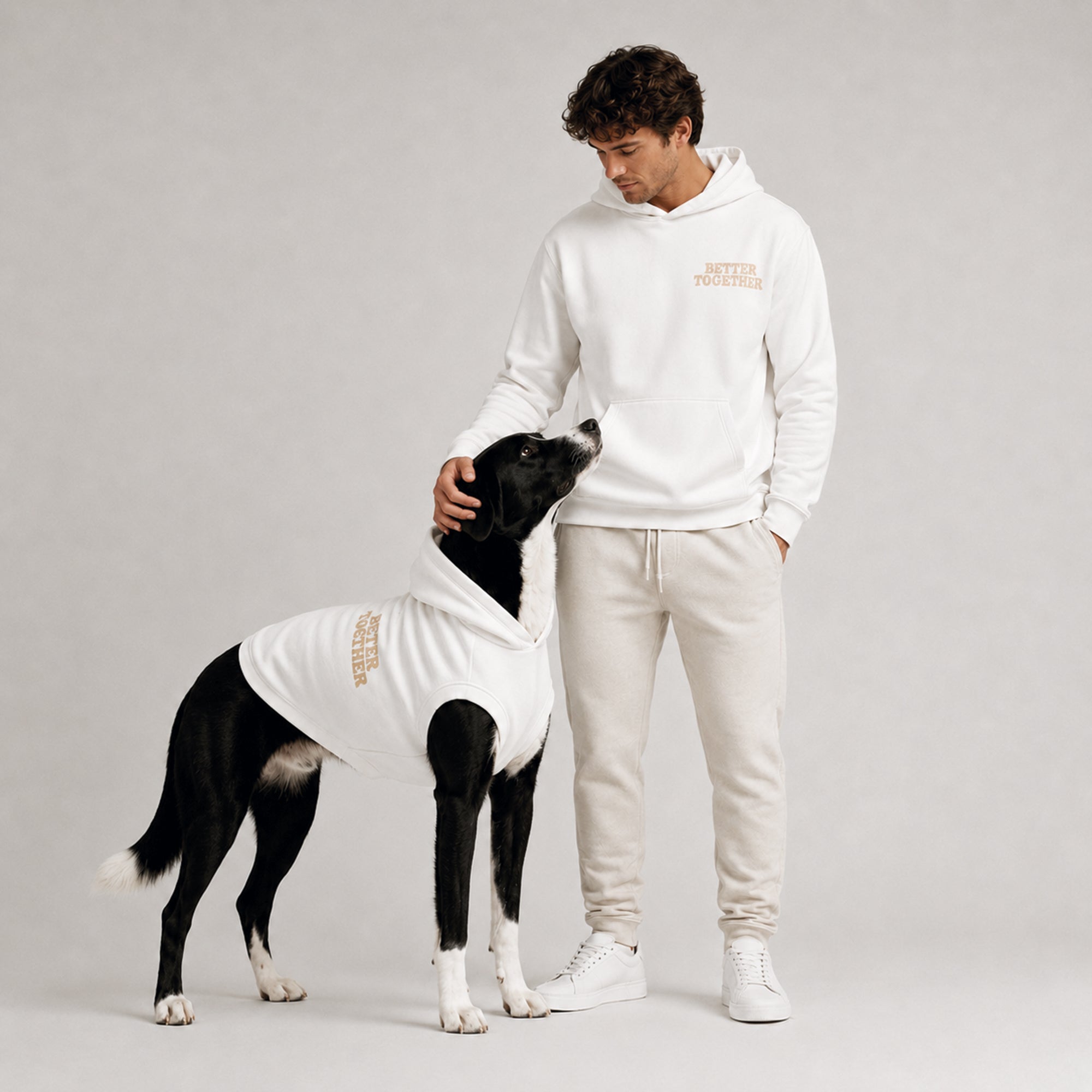 Combo Hoodie Better Together Humano + Perro