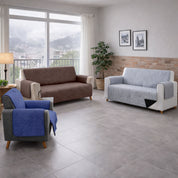 Combo Forro Protector Sofá Acolchado