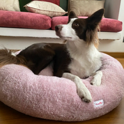 Cama para perro antiestrés tipo Donut