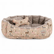 Camas estampadas en combo para mascota