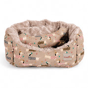 Camas estampadas en combo para mascota