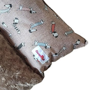 Cama para perro portable Guamba Travel Roll Teckel Beige