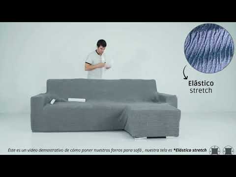 Forro elástico trap chaise longue brazo corto izquierdo