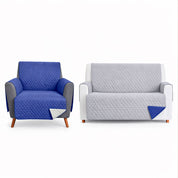 Combo Forro Protector Sofá Acolchado