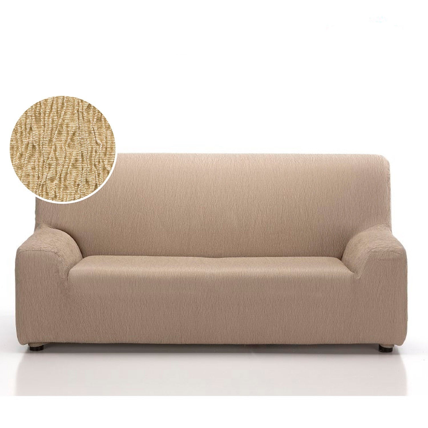  Fsogasilttlv Protector de muebles para perros y mascotas, funda  de sofá ajustable beige para cojines individuales, fundas de sofá de color  sólido para sala de estar, funda de sofá moderna para