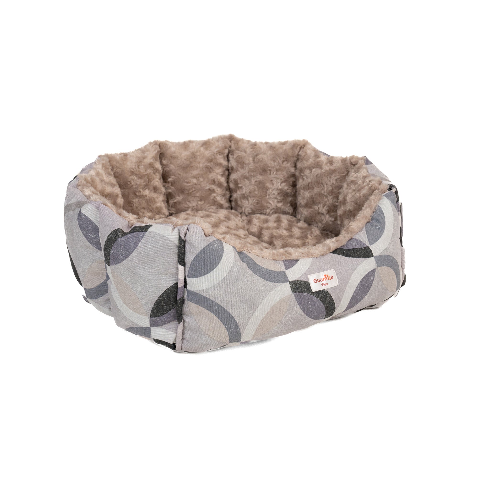 cama dona para perros color cafe