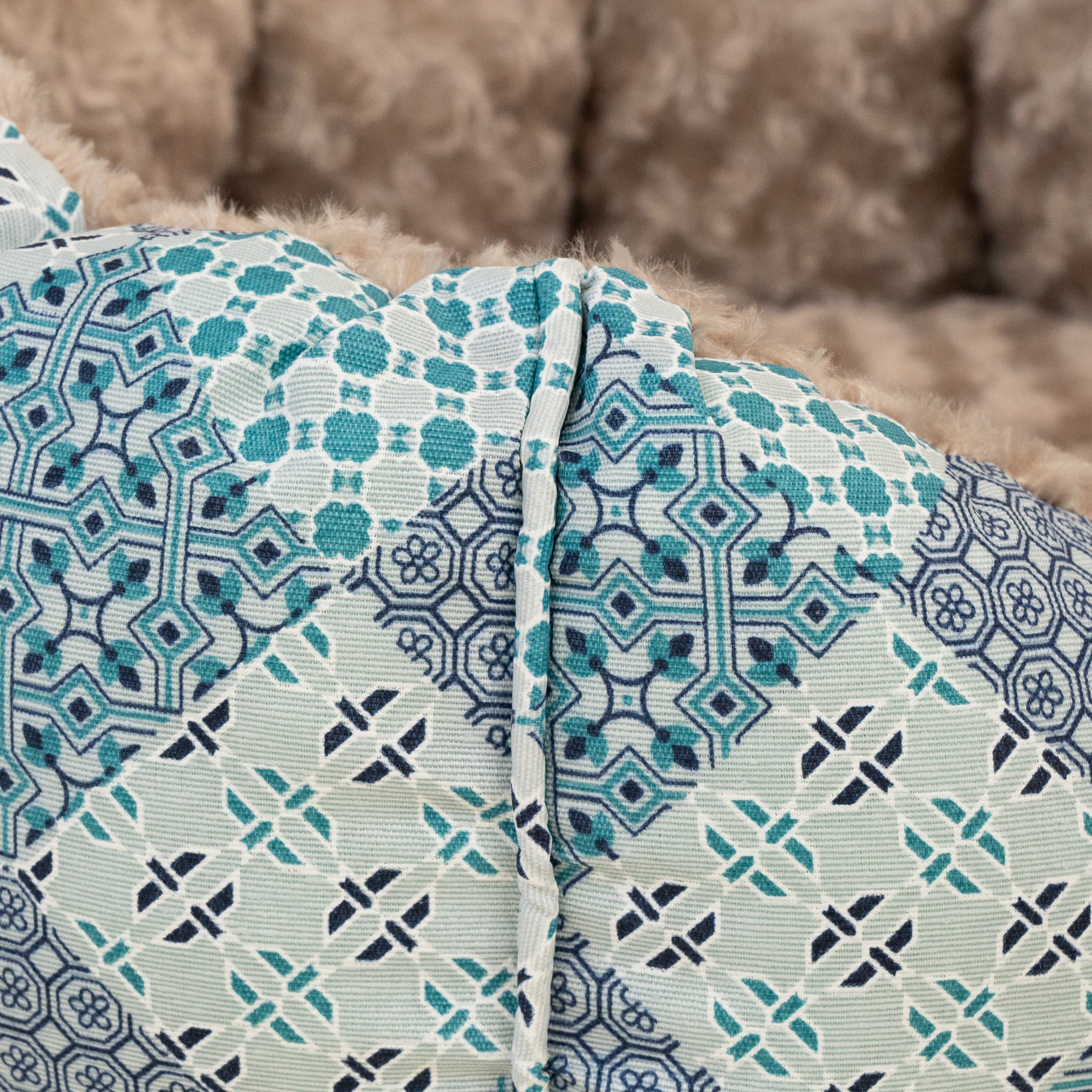 Combo Cama Mascota Patchwork