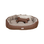 Combo Cama Mascota Dots Café