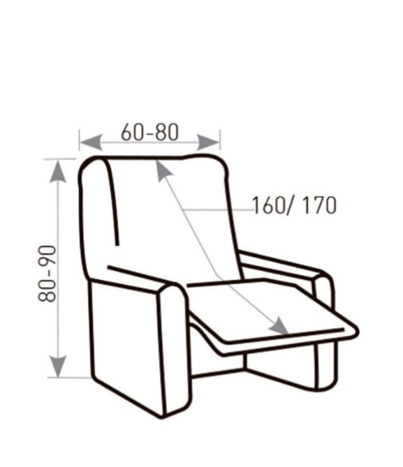 Forro Elástico Trap Silla Reclinable Completa